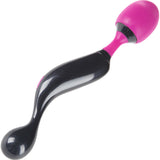 Adrien Lastic Symphony Wand Massager, Neon Pink/Black, 8.25 Inch