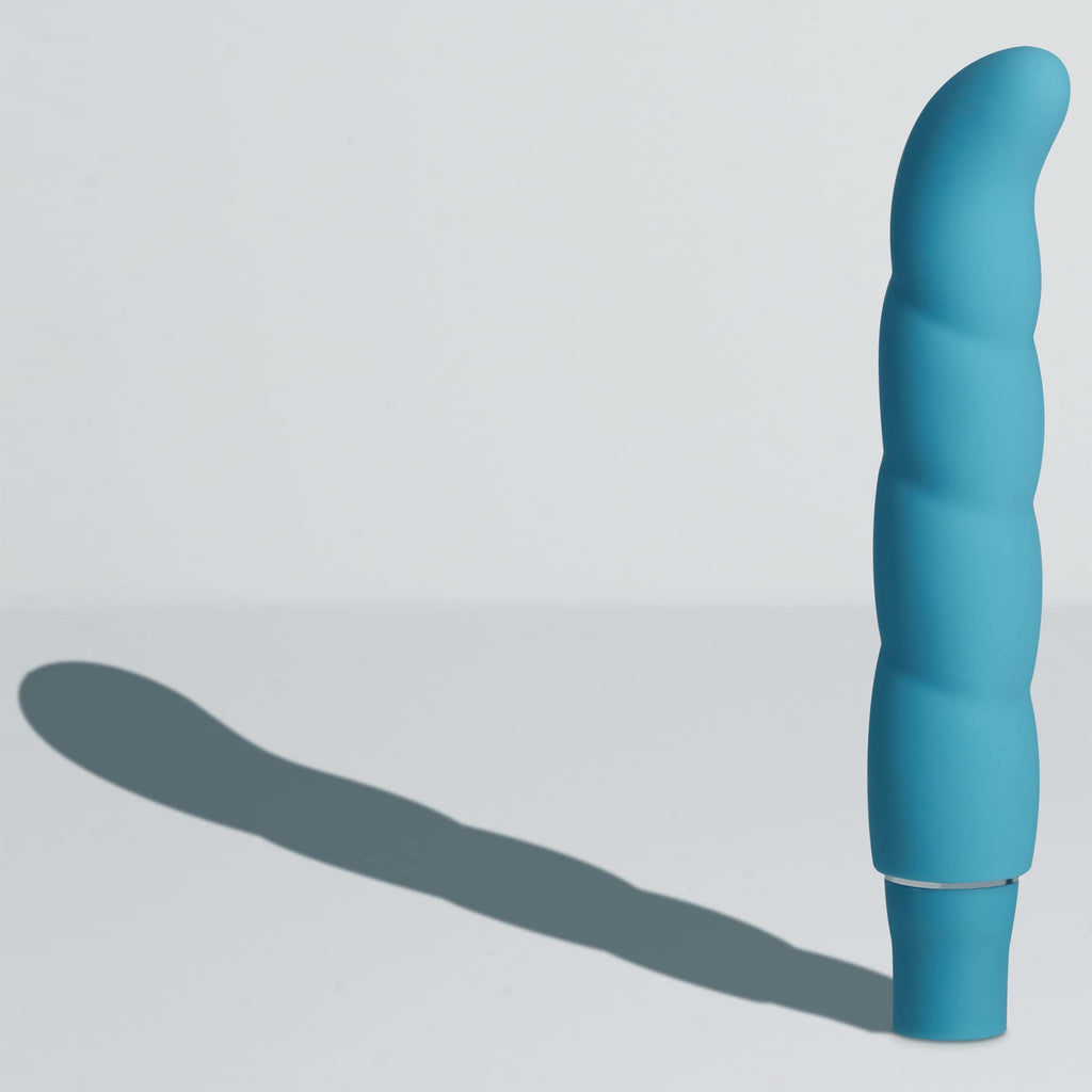Blush Novelties Luxe Purity G - Platinum Cured Puria Silicone G Spot And External Vibrator Ultrasilk Smooth - 10 Vibration Modes