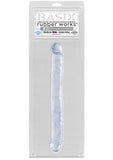 Basix Rubber Works 12&quot; Double Dong, Clear