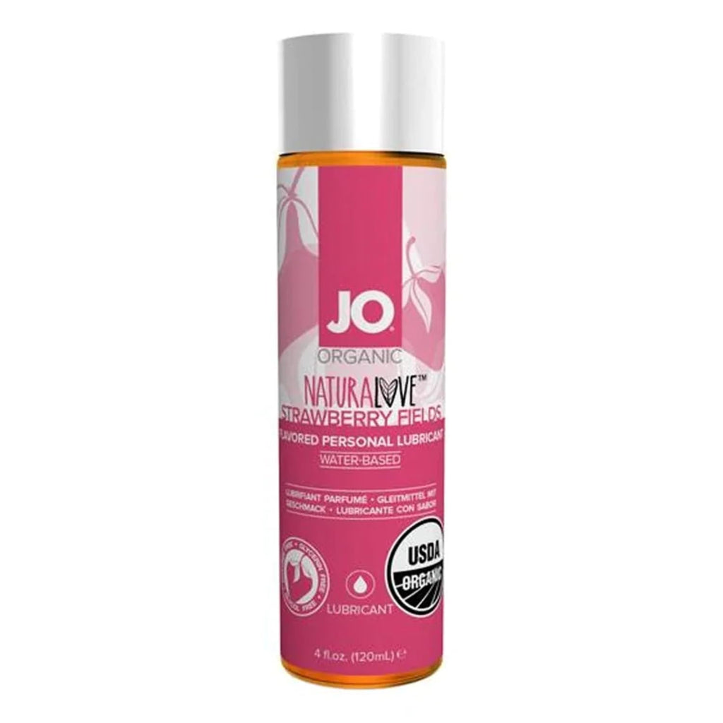 Jo Usda Organic Lube Stawberry 1 Fl Oz