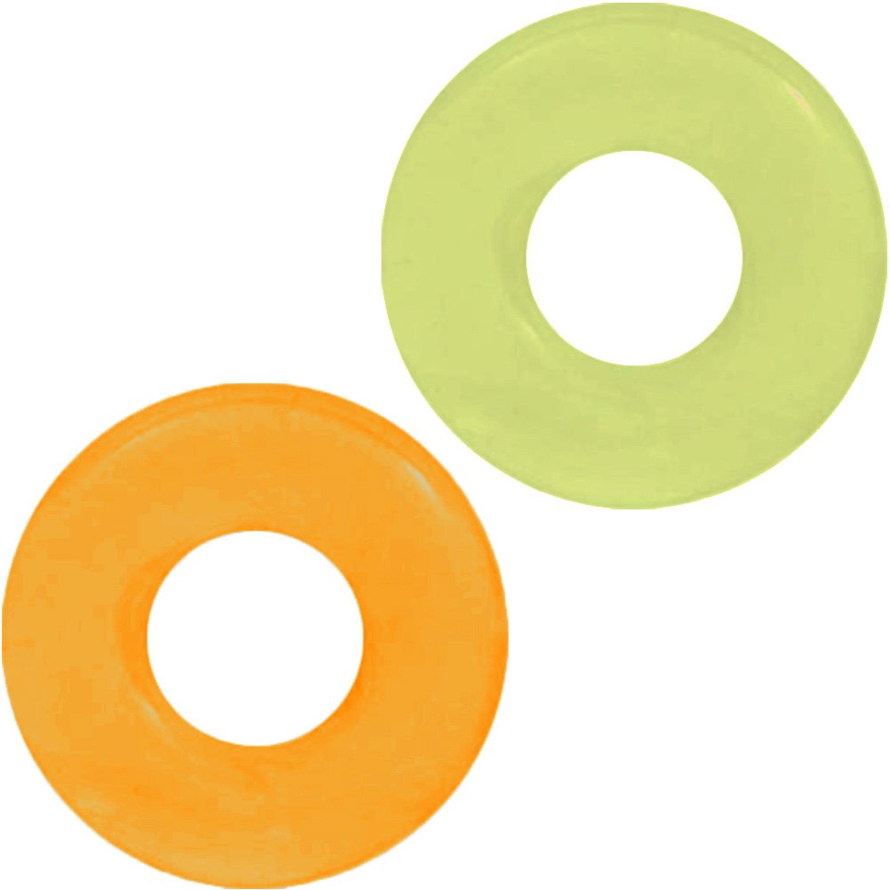 Ignite Power Stretch Donuts Rings, Orange/Green