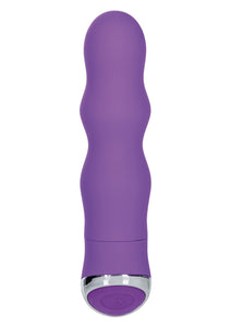 California Exotic Novelties 8-Function Classic Chic Wave Vibrator Purple