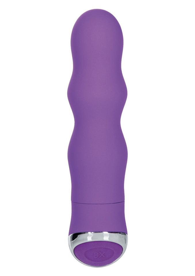 California Exotic Novelties 8-Function Classic Chic Wave Vibrator Purple