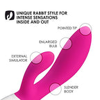 Lelo Ina Wave Dual-Action, G-Spot And External Massage Vibrator With Motion Movement, Cerise