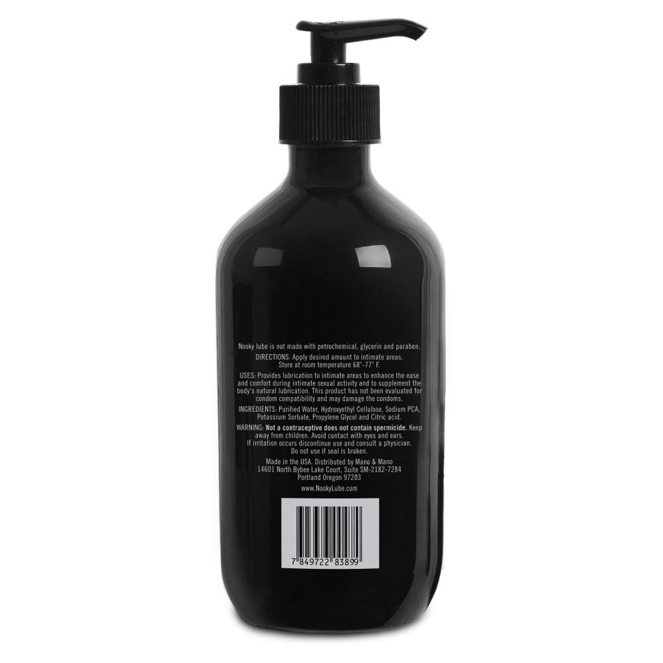 Personal Lubricant. Nooky Lube Natural Water Based Lubes For Men And Women. 16 Ounce. Made In Usa (16 Fl Oz (Pack Of 1))