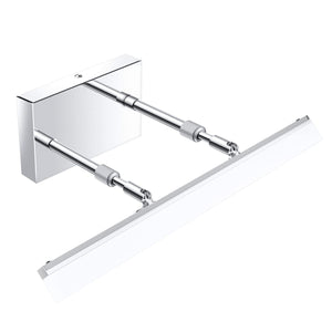 Aipsun 15.7 Inch Led Vanity Lights Adjustable Bathroom Vanity Light Fixtures Bathroom Lighting Fixture Over Mirror Chrome Modern