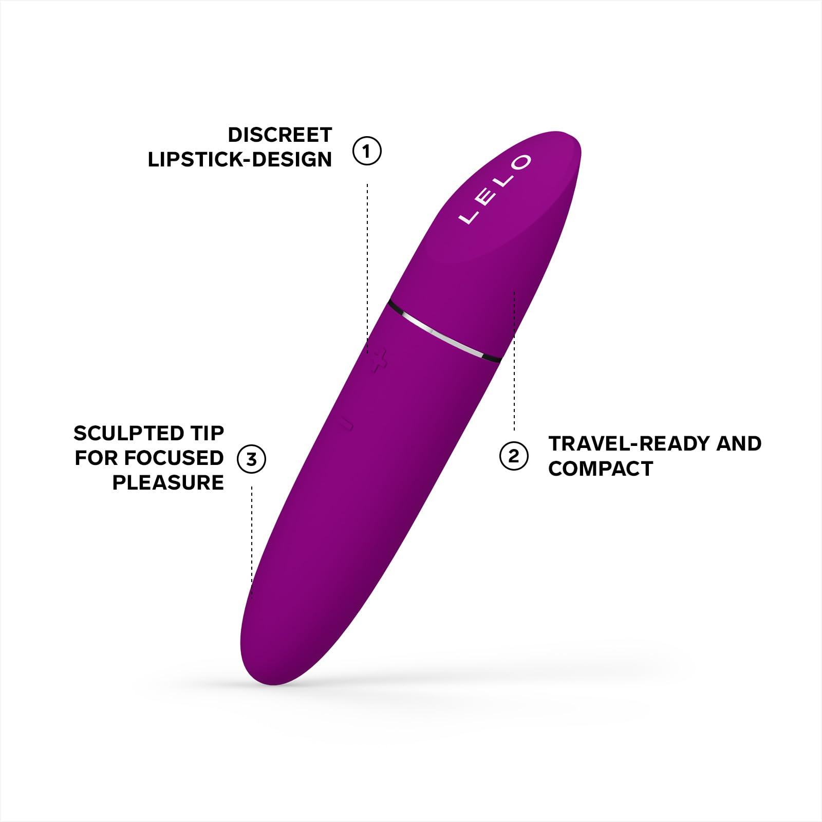 Lelo Mia 3 Personal Vibrator Deep Rose