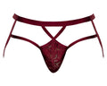 Lucifer Strappy Jock Burgundy S/M