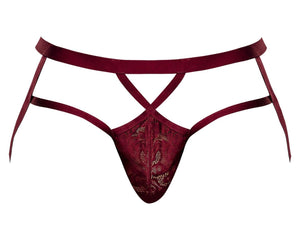 Lucifer Strappy Jock Burgundy L/Xl