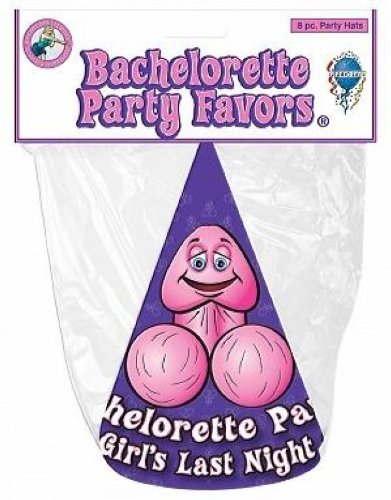 Pipedream Bachelorette Party Party Hats 8 Pack