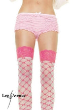 Micromesh Lace Ruffle Tanga Short