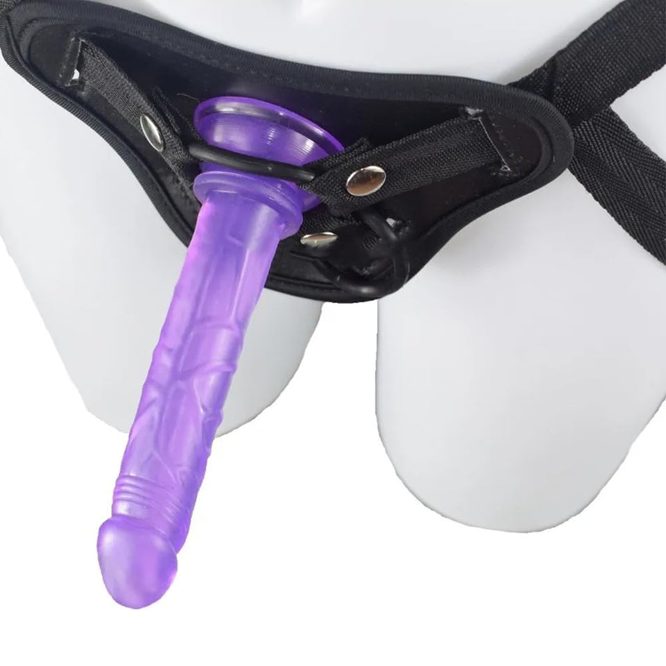 Strap On Dildo, Realistic Penis Penetration with Suction Cup, Realistic Dildo Adult Vaginal Anal Sex Toys for Women Masturbator