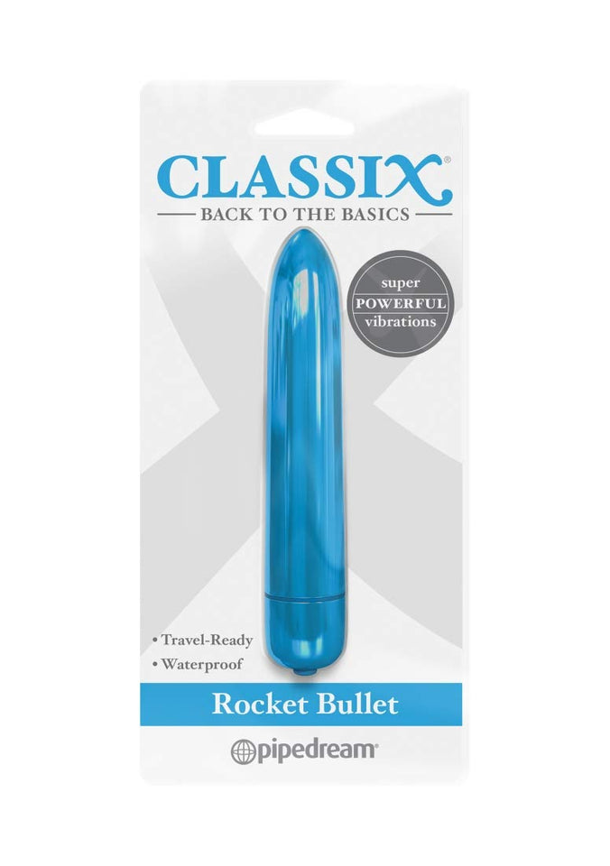 Classix Rocket Bullet Vibrator - Blue
