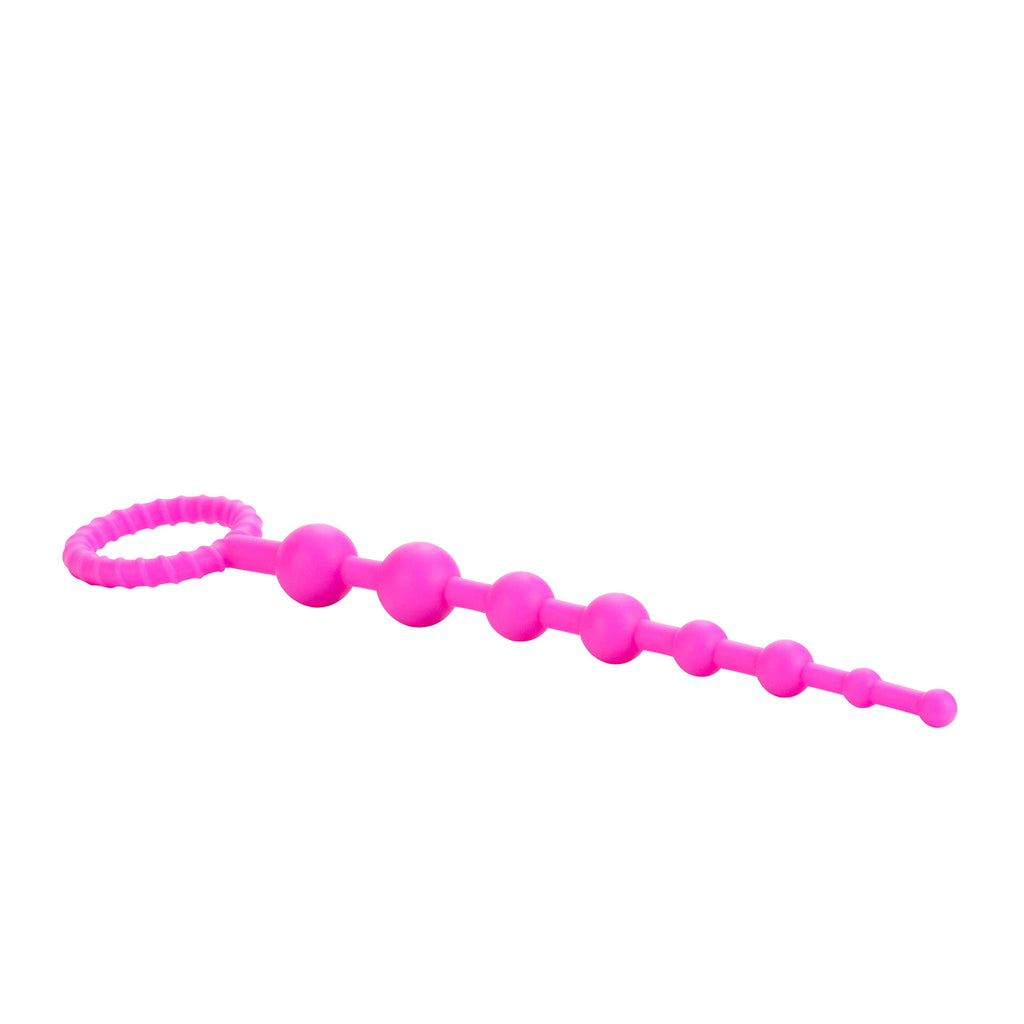 California Exotic Novelties Booty Call X 10 Beads, Pink, 0.07 Pound