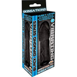 Skinsations Black Diamond Series Vibrating Husky Lover - Black