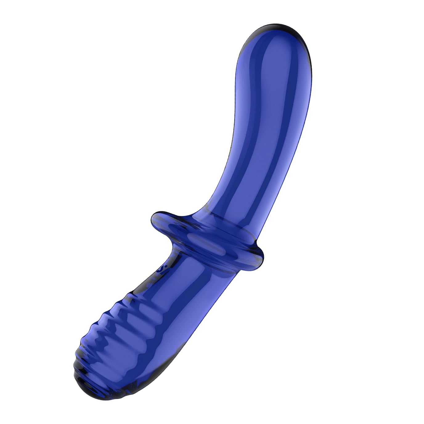 Satisfyer Double Crystal Glass Dildo-Blue