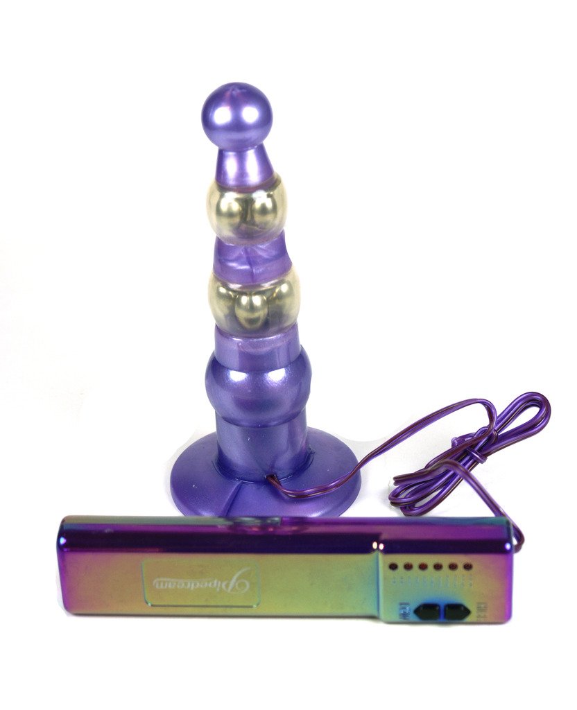 Pipedream Krystal Spinner Anal Plug, Purple