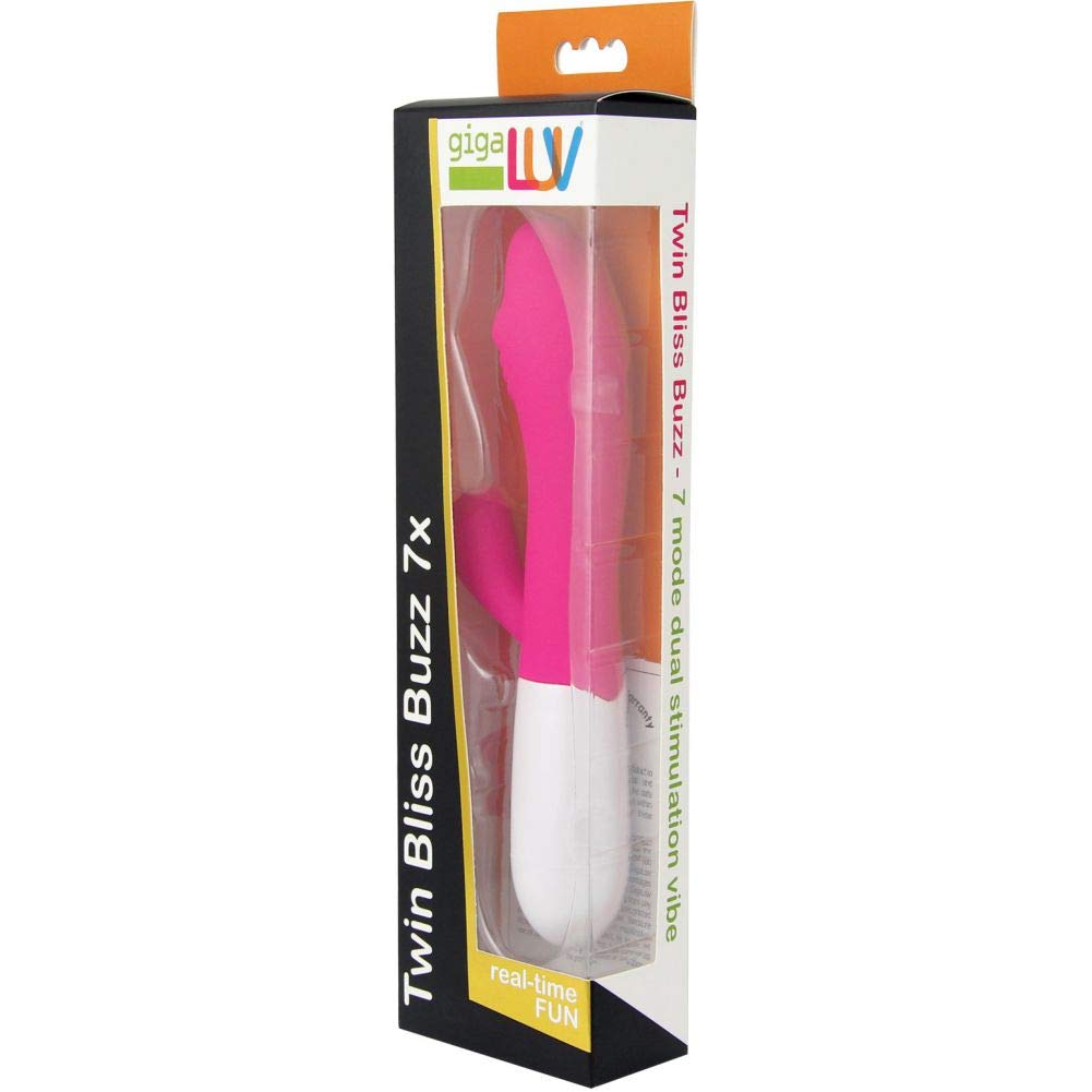 Gigaluv Twin Bliss Buzz - 7 Functions Pink