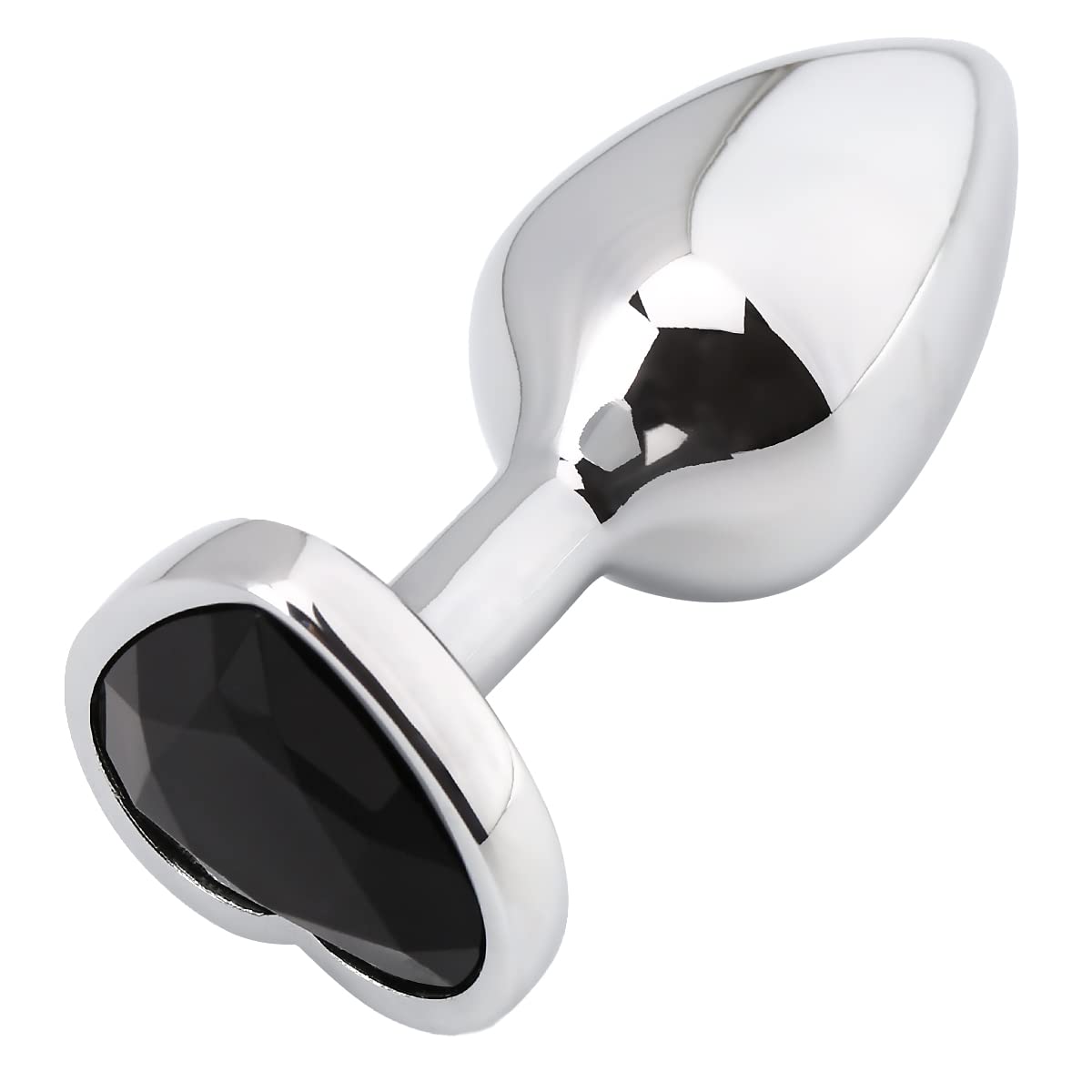 Akstore Small Super Steel Fetish Plug Anal Butt Personal Sex Massager (Black)