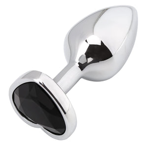 Akstore Small Super Steel Fetish Plug Anal Butt Personal Sex Massager (Black)