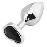 Akstore Small Super Steel Fetish Plug Anal Butt Personal Sex Massager (Black)
