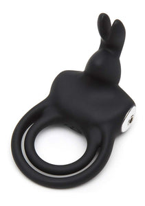 Happy Rabbit Stimulating Usb Rechargeable Cock Ring Black