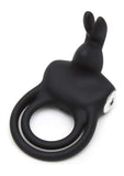 Happy Rabbit Stimulating Usb Rechargeable Cock Ring Black