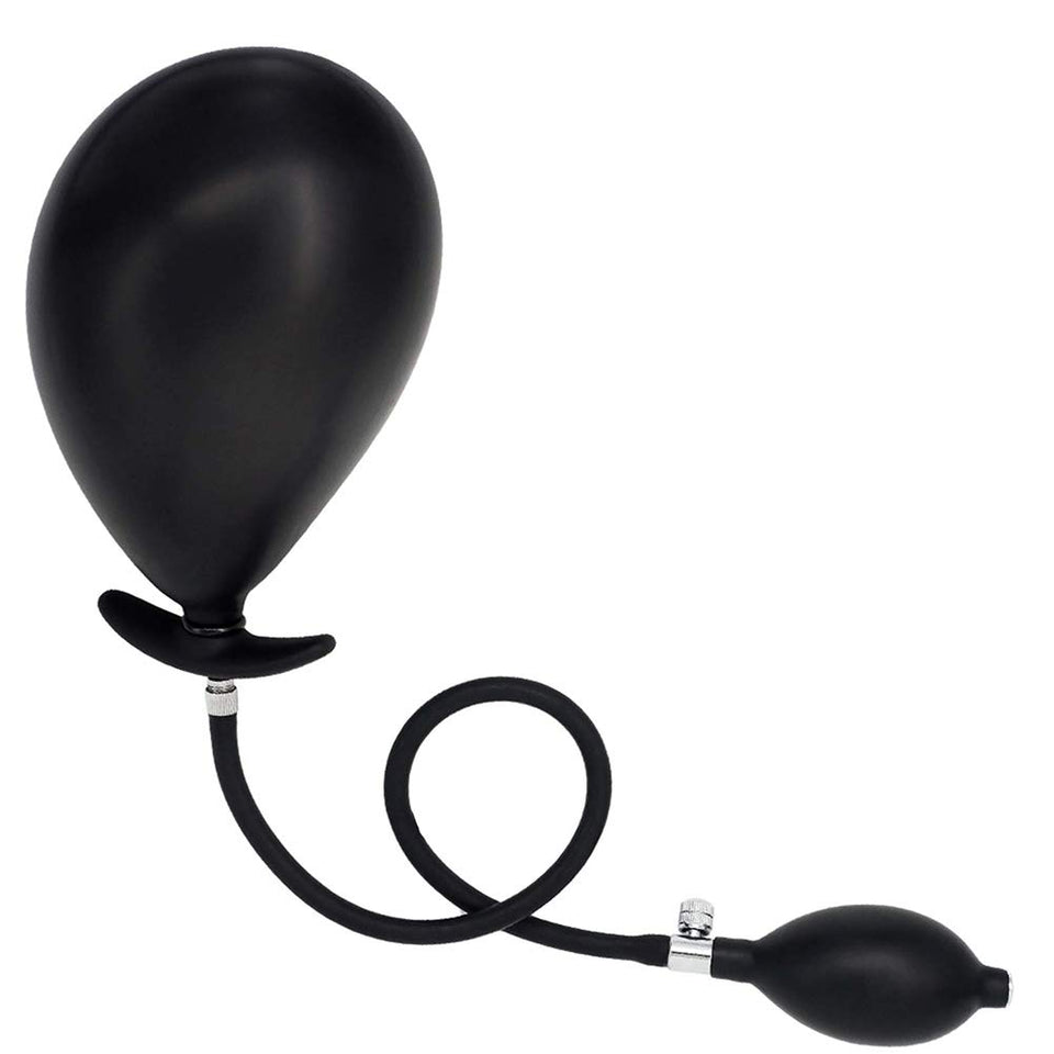FST Expand Inflatable Anal Plug, Oversized Enema Training Butt Plug Anal Sex Toy for Men Women