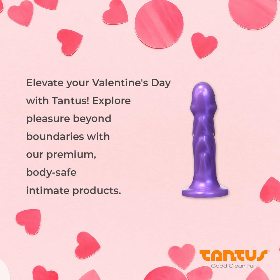 Tantus Sex/Adult Toys Goddess Vibrator Dildo- 100% Ultra-Premium Flexible Silicone Harness & Suction Cup Compatible Waterproof,