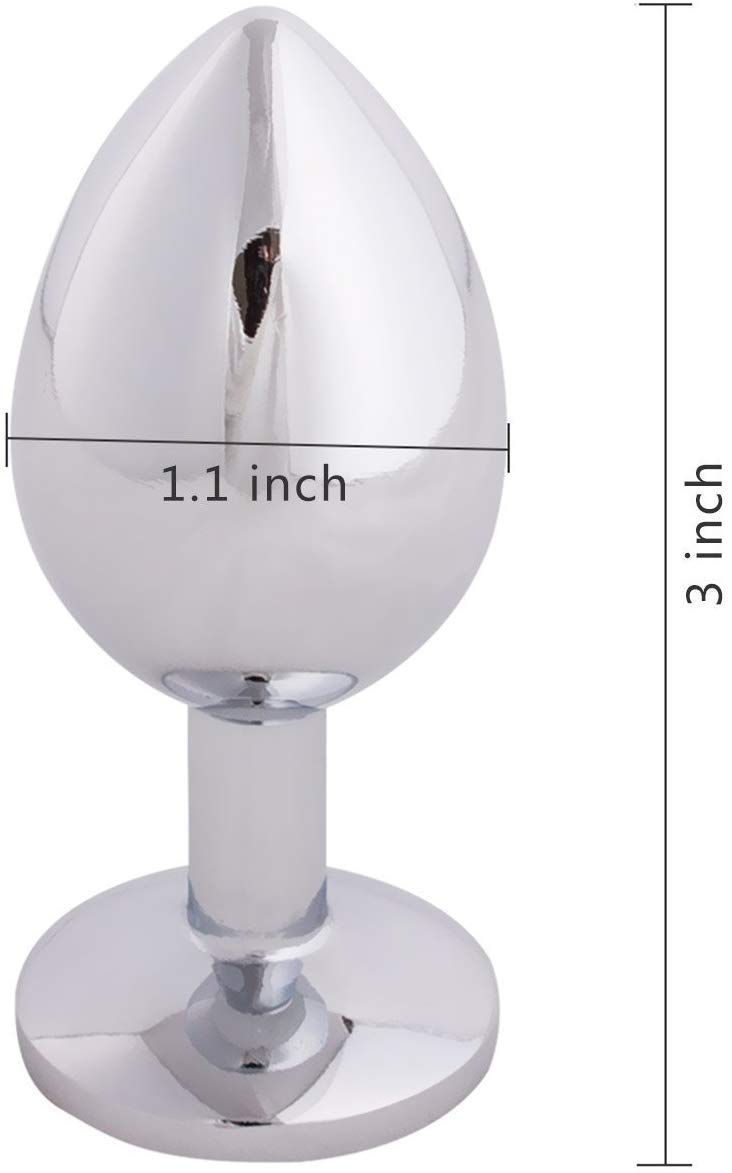 Akstore Small Fetish Anal Plug Butt Personal Sex Massager(Golden)