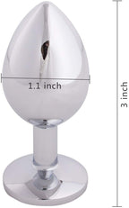 Akstore Small Fetish Anal Plug Butt Personal Sex Massager(Golden)