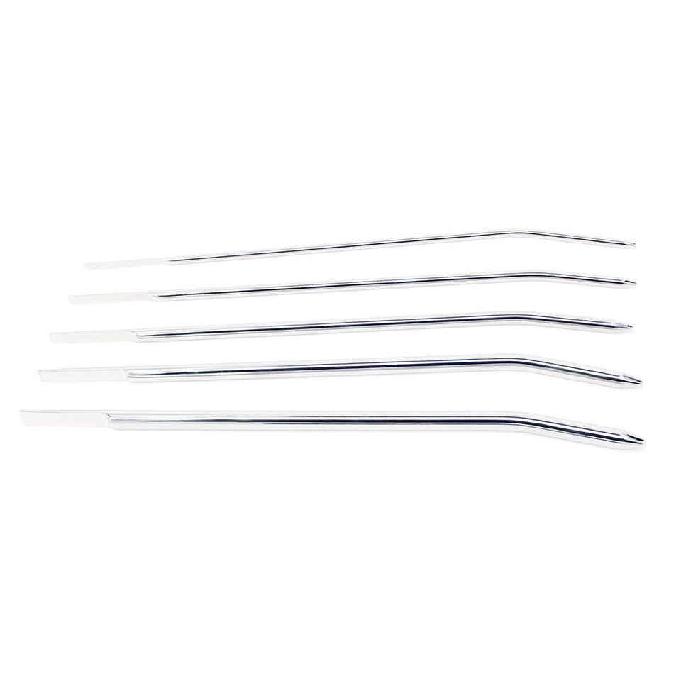 Eastern Delights Luxury Solid Stainless Urethral Sound Plug for Men, Urethral Play Stretcher Sex Toys (5PCS Set)