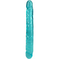 Crystal Jellies 12in Jr. DoubleDong Teal