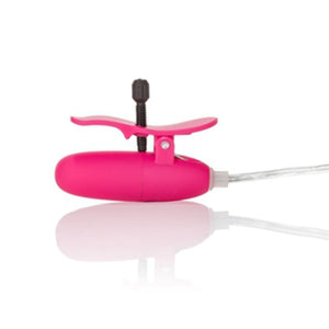 California Exotic Novelties Nipple Play Advanced Vibrating Heated Nipple Teasers, Pink