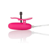 California Exotic Novelties Nipple Play Advanced Vibrating Heated Nipple Teasers, Pink