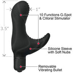 Elite Collection Silicone Climaxer Vibe, Black, 3.5 Inch