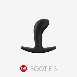Fun Factory Adult Toys  Bootie Butt Plug Sex Toy  Curved Anal Plug Adult Toy  Sex Toys For Women  Men   Couples Small Black