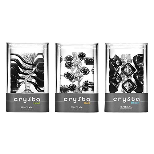 Tenga Reusable Firm Floating Shape Masturbator, Crysta Leaf Cry-001