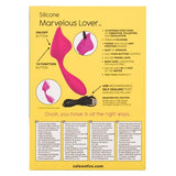 Calexotics Mini Marvels Marvelous Lover - Silicone Waterproof Compact Massager Vibrator - 10 Function Rechargeable Panty Teaser