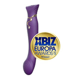 Zalo Queen Set G-Spot Pulsewave Vibrator With Suction Sleeve | Waterproof Sex Toy With 8 Vibration Modes 8 Pulse-Wave Modes | Usb Rechargeable Battery | 1-Year Warranty | Twilight Purple