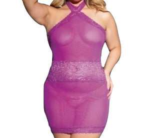(D) DRESS MAGENTA XL