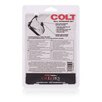 Calexotics Colt Ball Spreader Set     Silicone Male Enhancement Ring With Support Band     Sex Toys For Men     Black