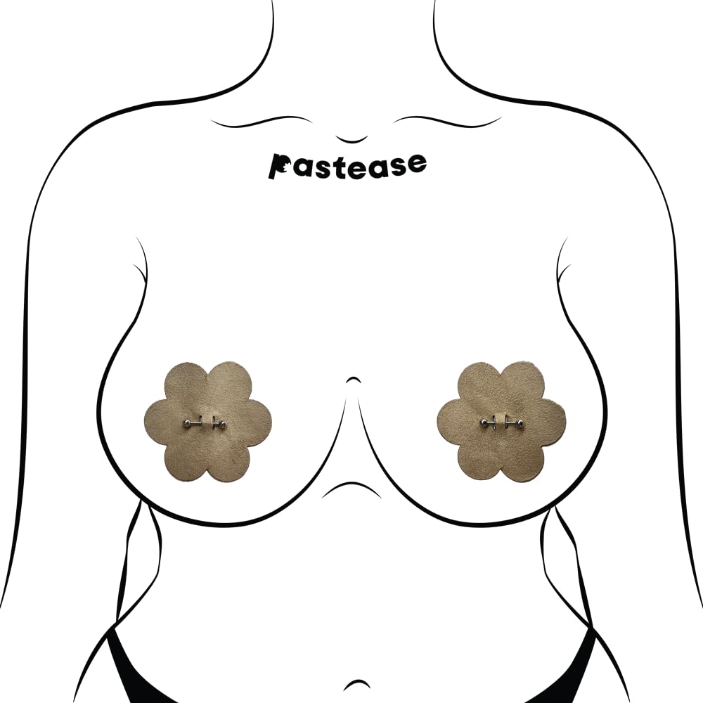 Pastease Nude Flower W/ Barbell Piercing