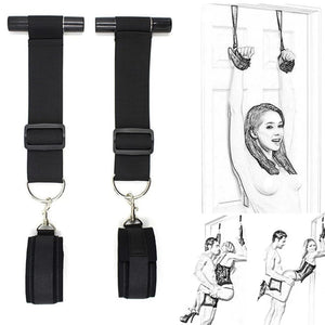 Door Hanging Sex Swing Accessory BDSM Slave Erotic Bondage Handcuff Restraint Rope Sex Swings Straps for Women Adult Couples Sex