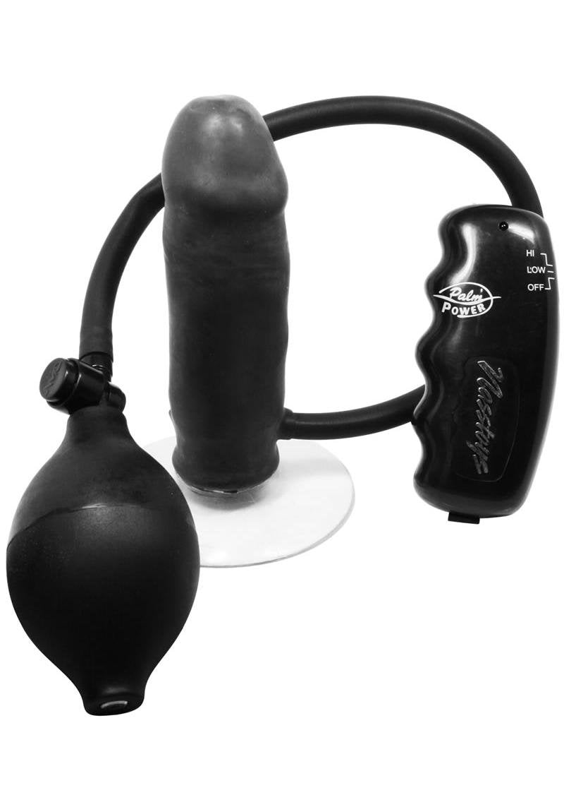 Nasstoys Vibrating Throbbing Anal Balloon Pump, Black
