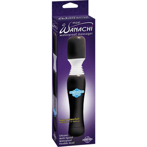 Pipedream Waterproof Maxi Wanachi Massager, Black