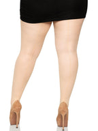 Plus Size Back Seam Sheer Pant