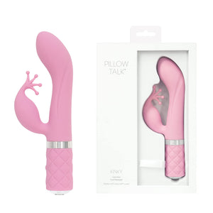 Pillow Talk Kinky Massager, Multi Speed With Swarovski Crystal Button, Usb Rechargeable (Pink)