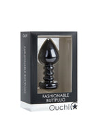 Ouch! Fashionable Butt Plug, Black
