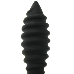 Tom Of Finland Screw U Anal Plug, Black, (Tf1372)